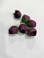 Роза бутон №2 . Ткань  2,5 см . Упаковка 10 шт