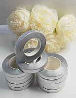 Тейп лента серебрянная