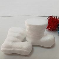 Пенопласт сапожки 6*6,5  см, 10 шт