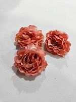 Пионовидная роза №1. Ткань 5 см. Упаковка 10 шт