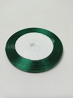 Лента атласная 0,6см 25 ярдов "Темно-зеленая"
