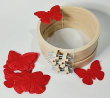 пяльцы круглые диаметр 16 см пластик