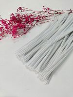 Синельная проволока белая. Размер: длина 30 см объем 5мм.