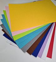 Фетр 2 мм. Микс Размер 40*60 см.  Упаковка 10 листов.