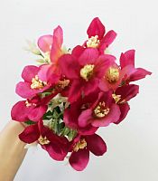 Цветы искусственные Ярко розовые. Упаковка 2 шт.