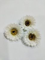 Гербера малая№5. Диаметр 6см. Ткань. Упаковка 10 шт