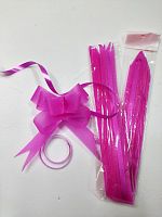 Бант складной.Цвет ярко розовый. Упаковка 10 шт.