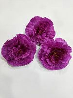 Гвоздика №4 . Диаметр 10 см. Ткань. Упаковка 5 шт.