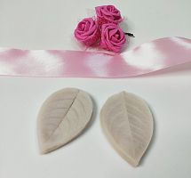 Молд листья розы, 7 см.