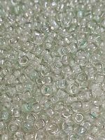 Бисер крупный круглый. Размер 6/0, 4 мм. Цвет аквамарин. Номер 9 Производство Китай.