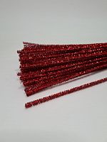 Синельная проволока 100 шт. Цвет красный блестящий