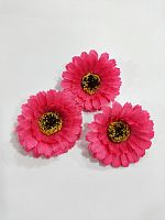 Гербера малая №3. Диаметр 6см. Ткань. Упаковка 10 шт