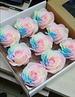 Розы светятся в темноте, 9 шт. размер цветка 10 см