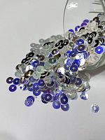 Пайетки пластик. Круглые. Голограмма. Номер 11