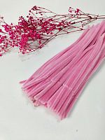 Синельная проволока розовая. Размер: длина 30 см объем 5мм.