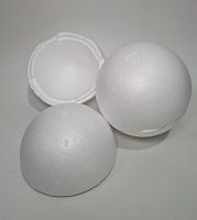 Шар пенопласт. Диаметр 19 см.   Состоит из двух полых половинок.