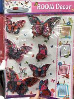 Декоративные бабочки на клеевой основе № 3