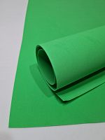 Фоамиран 1 мм 50*50 Светло- зеленый 10 листов.