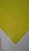 Фоамиран 2 мм глиттерный. Цвет желтый. Размер 40*60 см. Упаковка -10 листов .