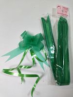 Бант складной.Цвет зелёный. Упаковка 10 шт.