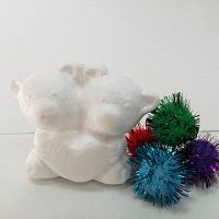 Пенопласт мишки двойняшки 7 см