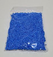 Крошка пенопластовая. Цвет синий. Вес 10гр