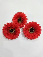 Гербера малая №2. Диаметр 6см. Ткань. Упаковка 10 шт