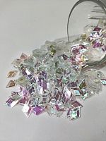 Пайетки пластик. Форма ромб. Голограмма. Номер 13