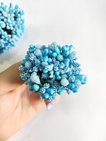 Тычинки для флористики голубые, связка 1 шт