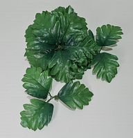 Листья трилистник вид 2. Ткань. Упаковка 1 кг.