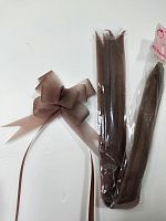 Бант складной.Цвет коричневый. Упаковка 10 шт.