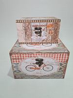 Сундук декоративный из дерева. Набор 2в1