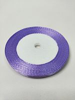 Лента атласная 0,6см 25 ярдов "Светло-фиолетовая"