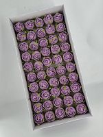 Роза бутон 3 см. Цвет фиолетовый