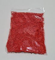 Крошка пенопластовая. Цвет красный. Вес 10гр