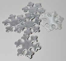 Снежинка. Декоративный элемент.  Цвет серебро. Размер 8*8 см.