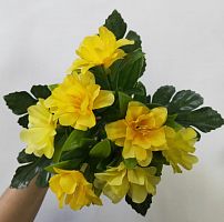 Искусственные Цветы желтые. Упаковка 2 шт