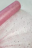 Розовая органза с блеском, 4,5 метра ширина 50 см цена