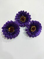 Гербера малая №6. Диаметр 6см. Ткань. Упаковка 10 шт