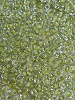 Бисер крупный круглый. Размер 6/0, 4 мм. Цвет светло зеленый . Номер 8 Производство Китай.