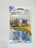 Булавки металлические . Набор 4 размера