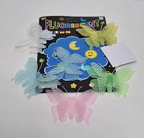 Наклейки 5Д. Люминофорные. Бабочки Микс.