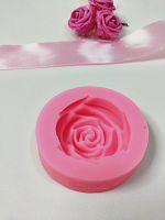 Молд роза,  6,5см объемный.