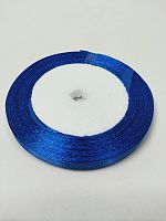 Лента атласная 0,6см 25 ярдов "Синяя"