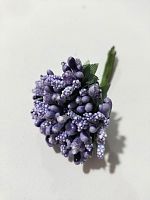 Тычинки для флористики сиреневые, связка 1 шт