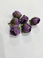 Роза бутон №3 . Ткань  2,5 см . Упаковка 10 шт