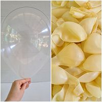 Шар латекс прозрачный.  Размер #12.