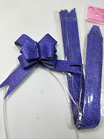 Бант складной.Цвет синий космос. Упаковка 10 шт.