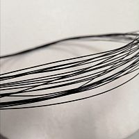 Проволока "чёрная" уп-20 шт толщина 0,5мм, длина 80 см