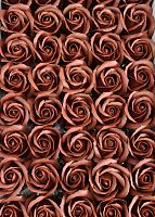 Декоративные розы. Номер 39. Коричневые. Искусственные